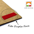 Kit 5 Placa Quadro Decorativo 3d Borda Infinita Leão De Judá