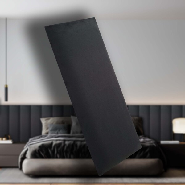 Kit 5 Placas Cabeceira Estofada Para Cama Box Solteiro - Módu