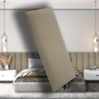 Kit 5 Placas Cabeceira Estofada Para Cama Box Solteiro - Módu