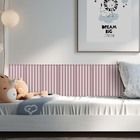 Kit 5 Placas Cabeceira Estofada Ripada Cama Box Solteiro - Mó