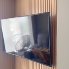 Kit 5 Placas Pvc Painel Ripado Revestimento Parede Resistente