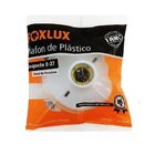 Kit 5 Plafon De Plástico Foxlux Bocal Em Porcelana E-27