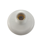 Kit 5 Plafon Redondo Com Bocal Porcelana Branco - Plaslumi