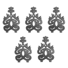 Kit 5 Ponteiras Ponta De Lança Ferro N19 Grade Portão 24cm