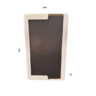 Kit 5 Porta Guardanapo Suporte Bares Restaurante Deitado Azul