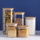 Kit 5 Potes Mantimento Quad Flex 600/800/1100/1400/1900ml Oik