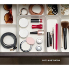 Kit 5 Potes Organizadores De Gaveta Logic Transparente - Ou