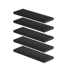 Kit 5 Prateleira Decorativa Mdf 1,5cm Com Fixação Cozinha Qua