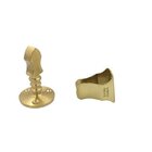 Kit 5 Prendedor Fixador Trava Porta Dourado Fosco 807 Parede