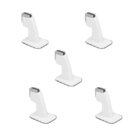 Kit 5 Prendedor Trava Porta 804 Magnetico Adesivo Branco Imab