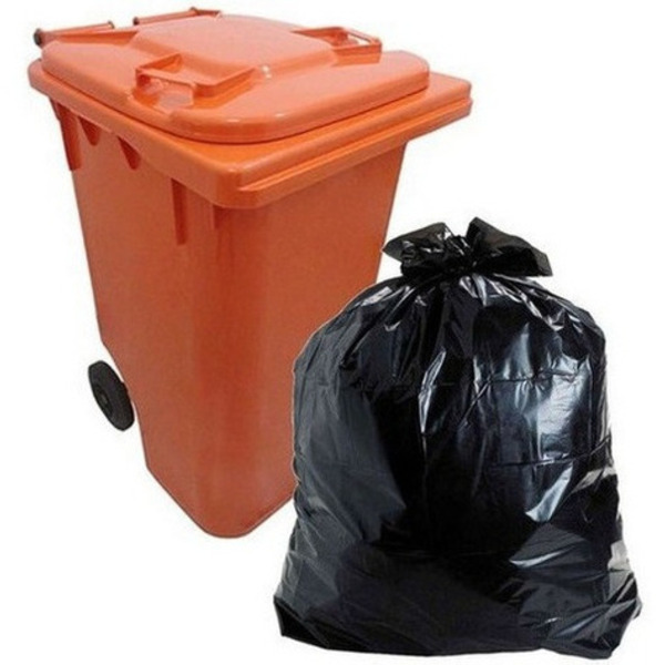 Kit 5 Pts Saco Lixo Preto Reforçado 300 Litros Para Lixeira