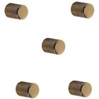 Kit 5 Puxador Bali Granado Gold (dourado Brilhante) Zen