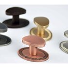 Kit 5 Puxador Beetle Com Base Granada Zen Escovado