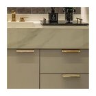 Kit 5 Puxador Citizen 45 Graus G Gold Dourado Brilhante Zen