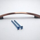 Kit 5 Puxador Cobre Envelhecido Italy Line 2092 128mm Metal