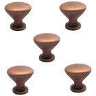 Kit 5 Puxador Cup Zen Vecchio Cobre Zp5238.648