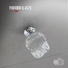 Kit 5 Puxador Italy Line 4523 Rosa Vidro Transparente