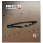 Kit 5 Puxador Italy Line Preto Fosco 2092 Metal 128mm