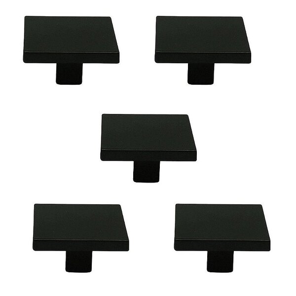 Kit 5 Puxador Italy Line Preto Il2248 Metal 025mm