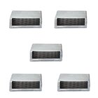 Kit 5 Puxador Moveis Citizen 45 Graus P Escovado Zen 32/65mm