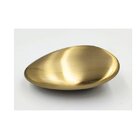 Kit 5 Puxador Seixo G 78mm X 50mm Gold Escovado Dourado Zen