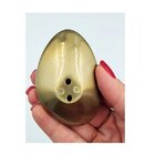 Kit 5 Puxador Seixo G 78mm X 50mm Gold Escovado Dourado Zen