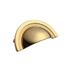 Kit 5 Puxador Shell Zen 64mm Gold (dourado Brilhante)