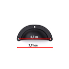 Kit 5 Puxadores Colonial Bronze Puxador De Armário Puxador Co