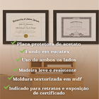 Kit 5 Quadros De Madeira A4 21x30