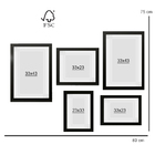 Kit 5 Quadros Decorativos C/ Moldura Liberdade Mulher