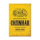 Kit 5 Quadros Para Decoração Frases Carros Cozinha