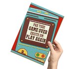 Kit 5 Quadros Para Decoração Jogos Frases Colorido Quarto