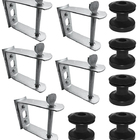 Kit 5 Rack Armacao 1/8 Pesada Com Isolador