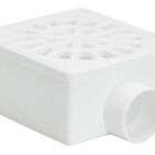 Kit 5 Ralo Sifonado Quad Com Grelha Branco 100x52x40 Amanco