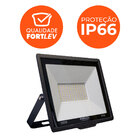 Kit 5 Refletores De Led 100w Fortled