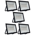 Kit 5 Refletores De Led 200w Fortled