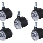 Kit 5 Rodinha Para Cadeira De Escritório Squadroni Sq91 Hga P