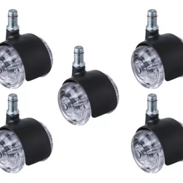 Kit 5 Rodinha Para Cadeira De Escritório Squadroni Sq91 Hga P