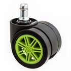 Kit 5 Rodinhas 55mm P/ Cadeira Gamer Anti-risco Silicone/pu -