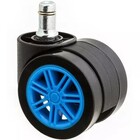 Kit 5 Rodinhas 55mm P/ Cadeira Gamer Anti-risco Silicone/pu -