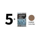 Kit 5 Sacos De Rejunte Cerâmica Ceramfix Marrom Sucupira 1kg