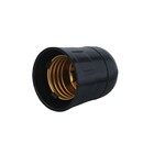 Kit 5 Soquete Bocal Suporte Porta Lâmpada E27 2a 250v Preto