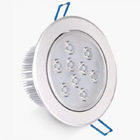 Kit 5 Spot De Led Embutir 15w Redondo 3000k Branco Md1014