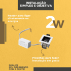 Kit 5 Spot Embutir De Led 2w 3000k 24° Mini Quadrado P/ Teto