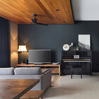 Kit 5 Spot Led 5w Luz Branco Quente De Embutir Quadrada Preto