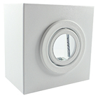 Kit 5 Spot Plafon Sobrepor Box Quadrado Mr16 Direcionável Bra