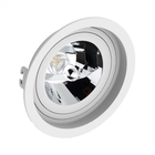 Kit 5 Spots Embutir Ar111 Redondo Branco Recuado - Saveenergy