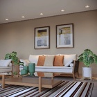 Kit 5 Spots Embutir Sand Mr16 Quadrado Branco Save Energy