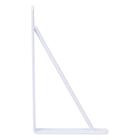 Kit 5 Suporte Mão Francesa Metal Branco 25cm – Overtime