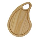 Kit 5 Tábuas Para Servir Hambúrguer Em Madeira De Pinus Natur